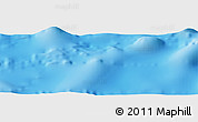 Physical Panoramic Map of the area around 27° 58' 39" S, 106° 10' 30" W