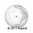 Outline Map of the Area around 27° 58' 39" S, 107° 1' 30" W, rectangular outline