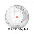 Outline Map of the Area around 27° 58' 39" S, 107° 52' 30" W, rectangular outline