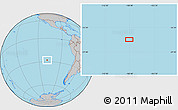 Gray Location Map of the area around 27° 58' 39" S, 108° 43' 29" W
