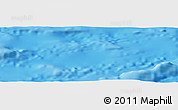 Physical Panoramic Map of the area around 27° 58' 39" S, 108° 43' 29" W