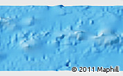 Physical 3D Map of the area around 27° 58' 39" S, 109° 34' 29" W