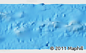 Shaded Relief 3D Map of the area around 27° 58' 39" S, 109° 34' 29" W