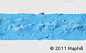 Shaded Relief Panoramic Map of the area around 27° 58' 39" S, 109° 34' 29" W