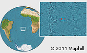 Satellite Location Map of the area around 27° 58' 39" S, 10° 7' 30" W