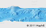 Physical Panoramic Map of the area around 27° 58' 39" S, 110° 25' 30" W