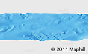Shaded Relief Panoramic Map of the area around 27° 58' 39" S, 111° 16' 30" W
