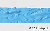 Shaded Relief Panoramic Map of the area around 27° 58' 39" S, 112° 7' 30" W