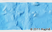 Physical 3D Map of the area around 27° 58' 39" S, 112° 58' 29" W