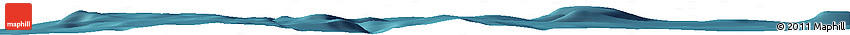 Satellite Horizon Map of the Area around 27° 58' 39" S, 112° 58' 29" W