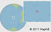 Savanna Style Location Map of the area around 27° 58' 39" S, 112° 58' 29" W