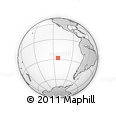 Outline Map of the Area around 27° 58' 39" S, 112° 58' 29" W, rectangular outline