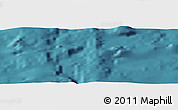 Satellite Panoramic Map of the area around 27° 58' 39" S, 112° 58' 29" W