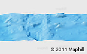 Shaded Relief Panoramic Map of the area around 27° 58' 39" S, 112° 58' 29" W