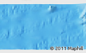 Physical 3D Map of the area around 27° 58' 39" S, 113° 49' 29" W