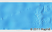 Physical 3D Map of the area around 27° 58' 39" S, 114° 40' 30" W