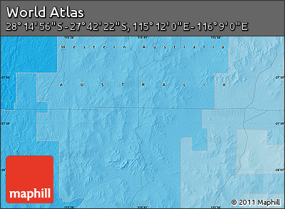 Political Map of the Area around 27° 58' 39" S, 115° 40' 30" E