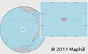 Gray Location Map of the area around 27° 58' 39" S, 116° 22' 30" W