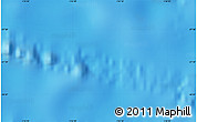 Shaded Relief Map of the area around 27° 58' 39" S, 116° 22' 30" W