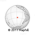 Outline Map of the Area around 27° 58' 39" S, 116° 22' 30" W, rectangular outline