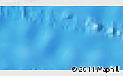 Shaded Relief 3D Map of the area around 27° 58' 39" S, 117° 13' 29" W