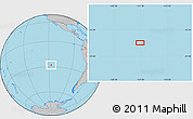 Gray Location Map of the area around 27° 58' 39" S, 117° 13' 29" W