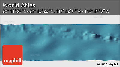 Satellite Panoramic Map of the Area around 27° 58' 39" S, 117° 13' 29" W