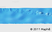 Shaded Relief Panoramic Map of the area around 27° 58' 39" S, 117° 13' 29" W