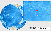Shaded Relief Location Map of the area around 27° 58' 39" S, 118° 4' 29" W