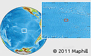 Physical Location Map of the area around 27° 58' 39" S, 120° 37' 30" W