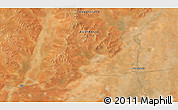 Satellite 3D Map of the area around 27° 58' 39" S, 145° 25' 30" E