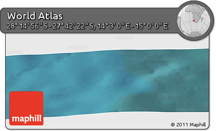 Satellite Panoramic Map of the Area around 27° 58' 39" S, 14° 31' 30" E