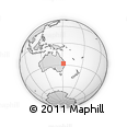 Outline Map of the Area around 27° 58' 39" S, 151° 22' 30" E, rectangular outline