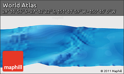Political Panoramic Map of the Area around 27° 58' 39" S, 151° 13' 29" W