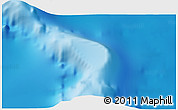 Physical 3D Map of the area around 27° 58' 39" S, 155° 37' 30" E