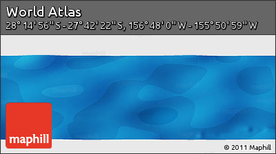 Political Panoramic Map of the Area around 27° 58' 39" S, 156° 19' 29" W
