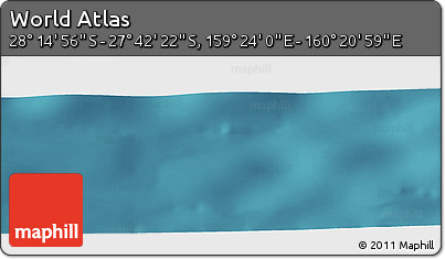 Satellite Panoramic Map of the Area around 27° 58' 39" S, 159° 52' 30" E