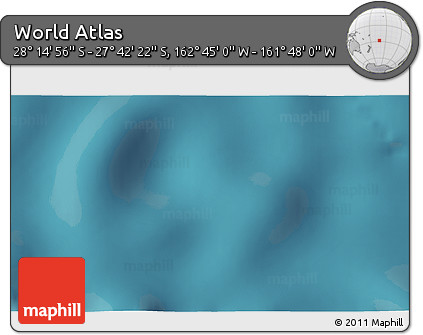 Satellite 3D Map of the Area around 27° 58' 39" S, 162° 16' 30" W
