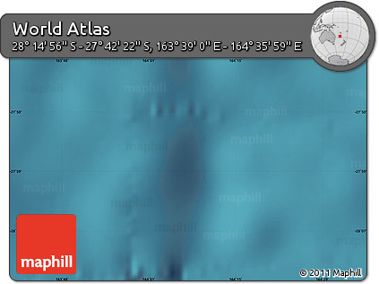 Satellite Map of the Area around 27° 58' 39" S, 164° 7' 30" E