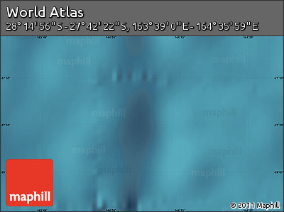 Satellite Map of the Area around 27° 58' 39" S, 164° 7' 30" E