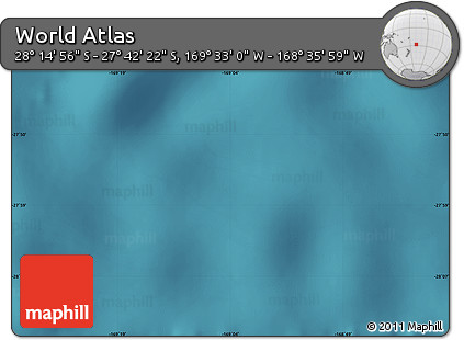 Satellite Map of the Area around 27° 58' 39" S, 169° 4' 29" W