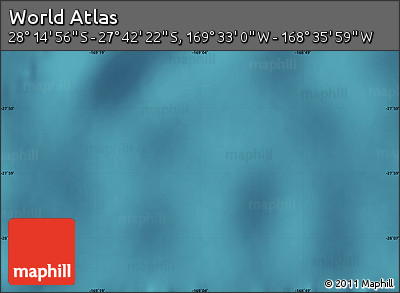 Satellite Map of the Area around 27° 58' 39" S, 169° 4' 29" W