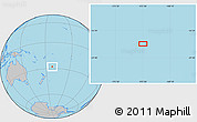 Gray Location Map of the area around 27° 58' 39" S, 172° 28' 29" W