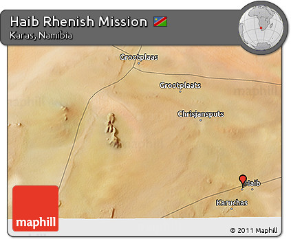 Satellite 3D Map of Haib Rhenish Mission
