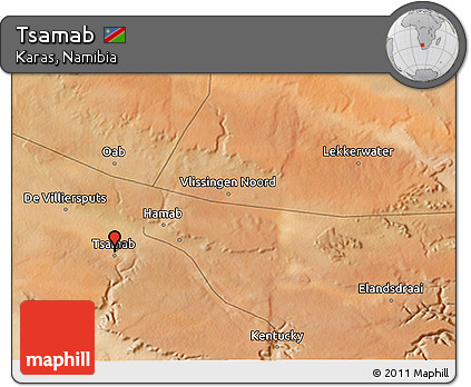 Satellite 3D Map of Tsamab