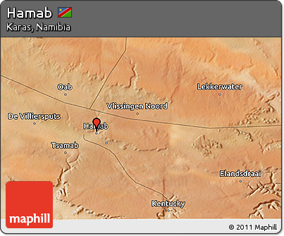 Satellite 3D Map of Hamab