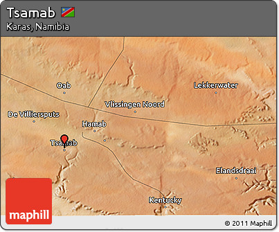 Satellite 3D Map of Tsamab