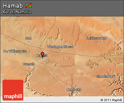 Satellite 3D Map of Hamab
