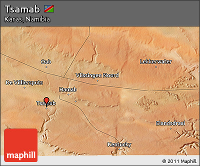 Satellite 3D Map of Tsamab