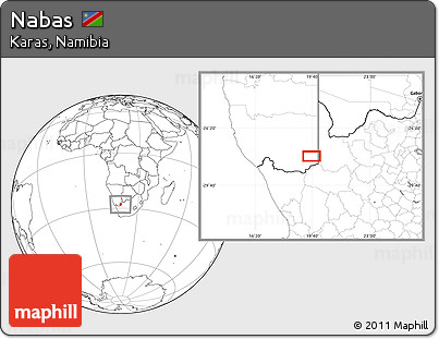 Blank Location Map of Nabas